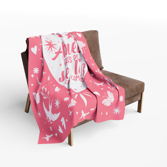 Cobija "Abuela, Gracias por Ser Luz en Mi Camino" 130cmx150cm