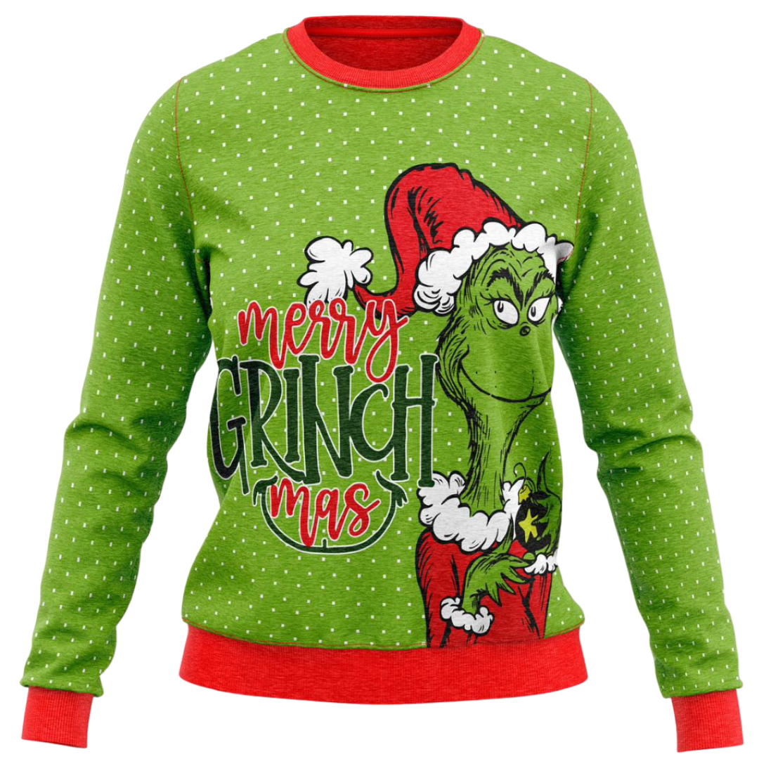 Navidad Suéter GrinchMas