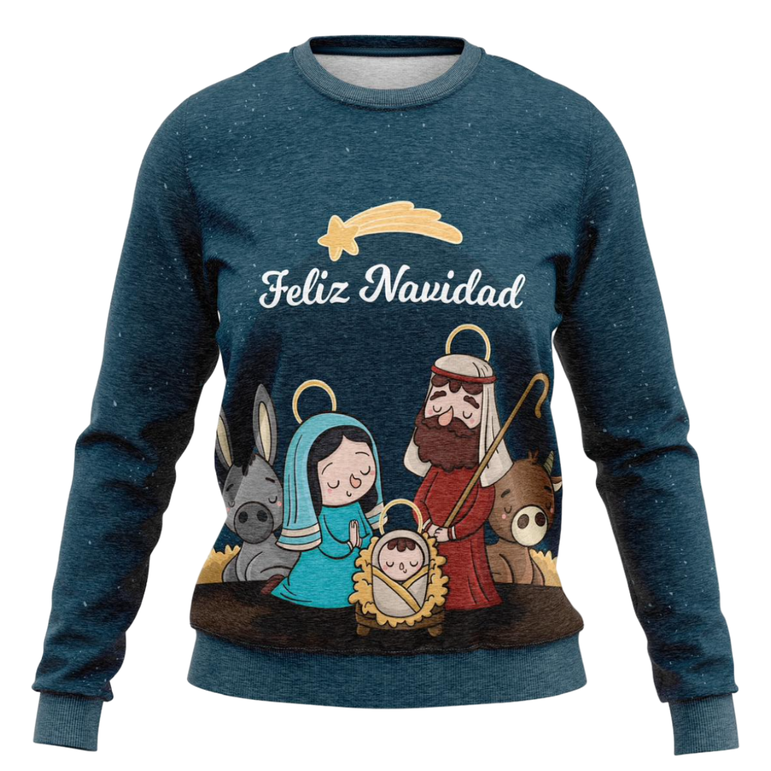 Navidad Suéter Pasito Feliz Navidad