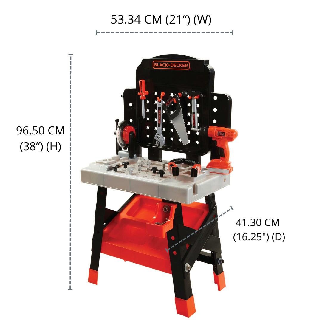 Juguete - BLACK+DECKER Ready to Build Workbench - LIQUIDACiÓN