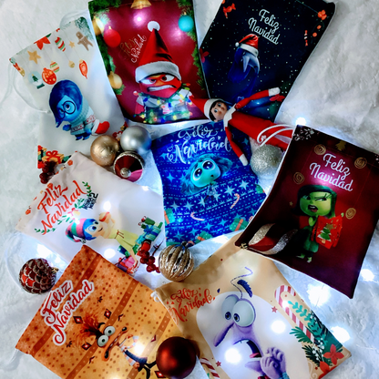 Bolsos de Tela Navideños (22x29cm) - Intensamente