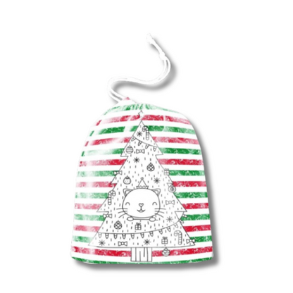 Bolsos de Tela Navideños (22x29cm) - 3 para Colorear