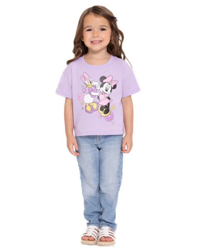 Conjunto Infantil: Chaqueta de Mezclilla y Camiseta Minnie Mouse