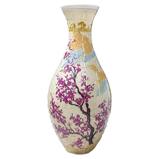 Jarrón Rompecabezas 3D Floral Primavera - 160 Piezas