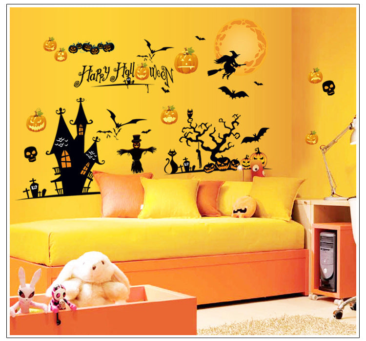 Halloween Stickers Decorativos para Ventana