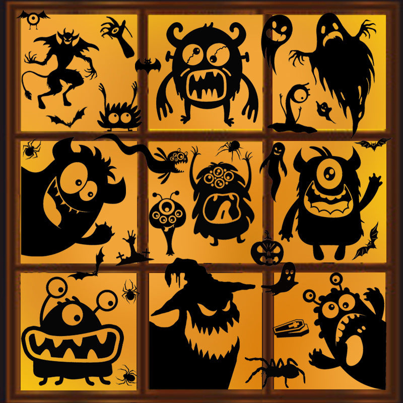 Halloween Stickers Decorativos para Ventana