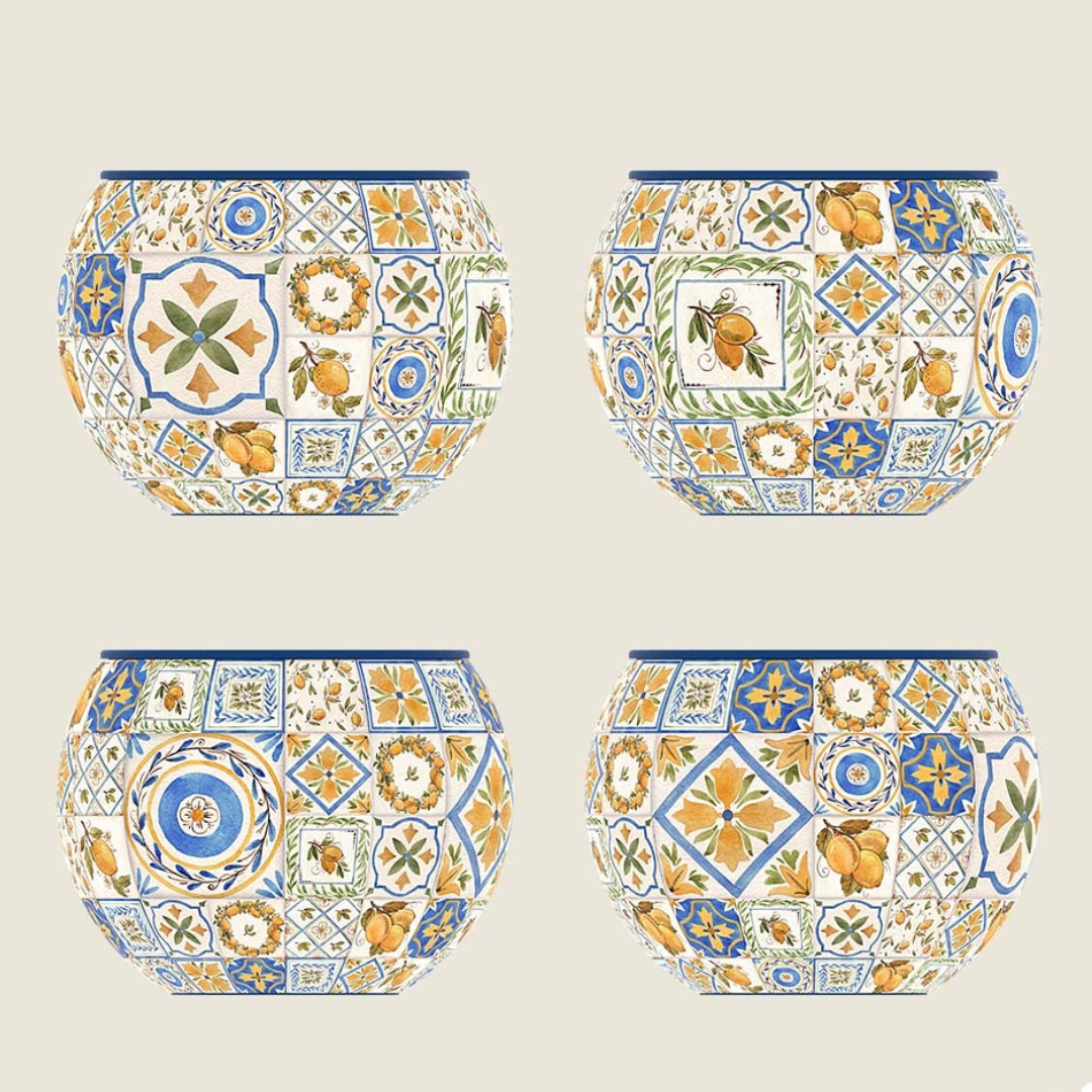 Maceta Rompecabezas 3D - Azulejos Retro (80 piezas)