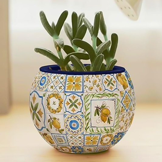 Maceta Rompecabezas 3D - Azulejos Retro (80 piezas)