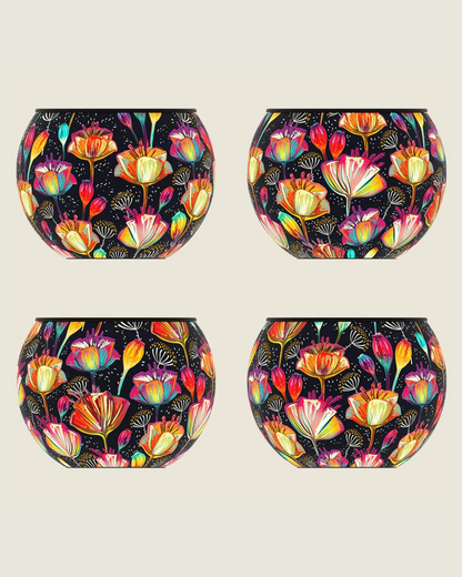 Maceta Rompecabezas 3D Amapolas Colorful Poppies (80 piezas)