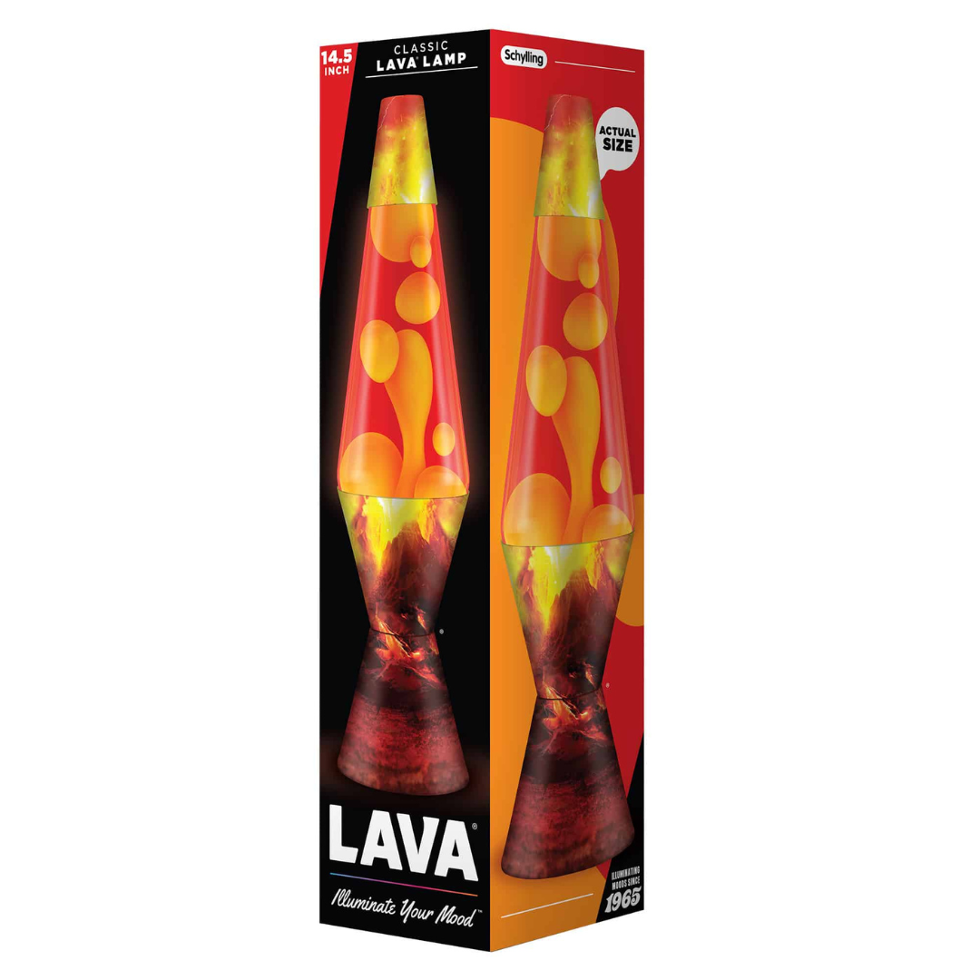 Lámpara LAVA - Cráter en Erupción 14.5"