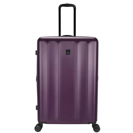 Maleta Skyline Hardside Large Checked 28" Spinner Morado - LIQUIDACIÓN