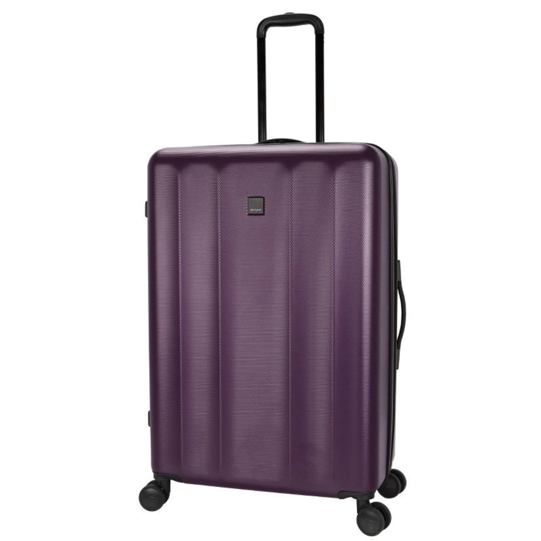 Maleta Skyline Hardside Large Checked 28" Spinner Morado - LIQUIDACIÓN