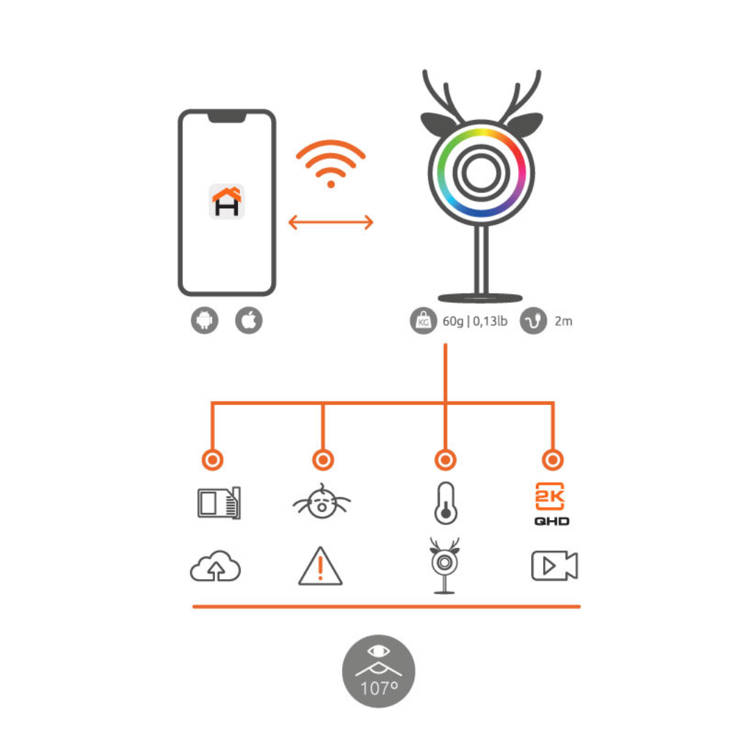 Nexxt Solutions - Monitor WiFi para Bebé