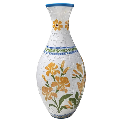 Jarrón Rompecabezas 3D Floral Verano (160 piezas) – Jarrón Decorativo Armable