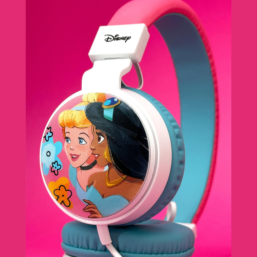 XTech - Disney Princesa - Audífonos con cable estéreo con micrófono