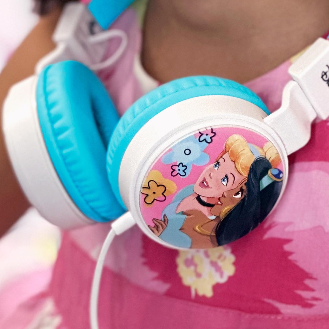 XTech - Disney Princesa - Audífonos con cable estéreo con micrófono