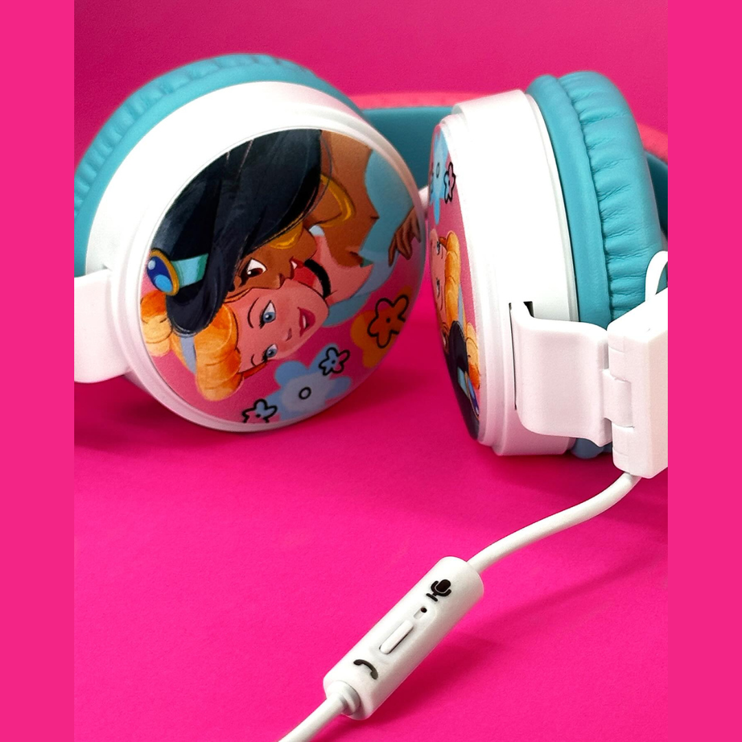 XTech - Disney Princesa - Audífonos con cable estéreo con micrófono