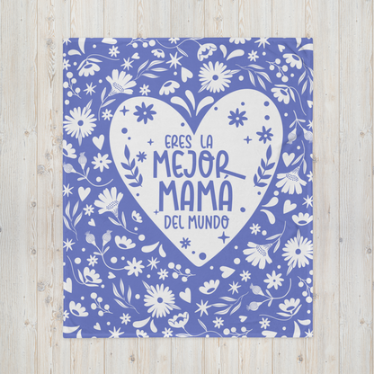 Cobija "Eres la Mejor Mamá del Mundo" 130cmx150cm